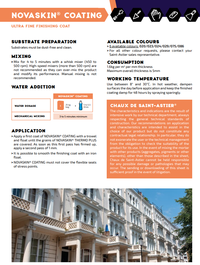 NOVASKIN COATING - DOSAGE UK